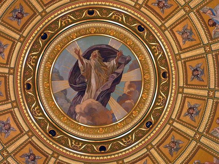 Karoly Lotz The mosaic of the dome